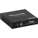 MUXLAB 500759-TX-DANTE VIDEO EXTENDER Transmitter, HDMI/Dante over IP, PoE, UHD-4K, 100m reach