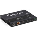 MUXLAB 500424-V2 VIDEO SPLITTER KIT 1x4 splitter, HDMI/HDBT, HDCP 1.4, 4K/60