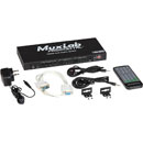 MUXLAB 500442 HDMI MATRIX SWITCHER 4x2, HDCP 1.3, 4K, 48-bit colour, HD audio