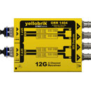 LYNX YELLOBRIK ORR 1404 HS FIBRE RECEIVER 4-Channel, 12G/6G/3G/1.5G-SDI, 2x SM LC, 1260-1620nm