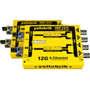 LYNX YELLOBRIK OBD 1414 FIBRE TRANSCEIVER 4-Channel, 12G/6G/3G/HD-SDI, Bi-Dir, 2x SM LC, 10km, pair