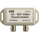 LEN L3GF03 VIDEO ISOLATOR Galvanic video and ground path isolator, high voltage, 3G HD SDI