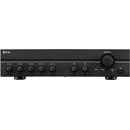 TOA A-2240 MIXER AMPLIFIER, 240w, 100v, balanced 5-pin DIN input, 2x balanced 6.3mm jack input