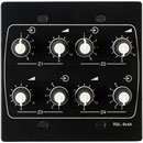 CLOUD RSL-6X4AB REMOTE CONTROL PLATE Level and source, 4-zone, for US backbox, black