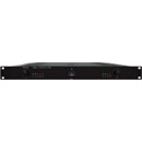 APART CHAMP-2 POWER AMPLIFIER 2x 180W/4, bal/unbal line in and link out, binding posts out, 1U