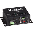 MUXLAB 500216 AUDIO AMPLIFIER 40W/8 bridged, 2x 20W/4, mic, line and slave in, link out, RS232, IR