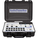 AUDIOPRESSBOX APB-320 C-D-USB PRESS SPLITTER Portable, Dante, USB-C, active, battery/mains, black