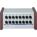 AUDIOPRESSBOX APB-116 P PRESS SPLITTER Active, desktop, 1x mic/line in, 16x mic/line out, battery