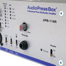 AUDIOPRESSBOX APB-116 R PRESS SPLITTER Active, 2U, 1x mic/line in, 16x mic/line out