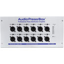 AUDIOPRESSBOX APB-112 OW-D PRESS SPLITTER Active, wallmount, Dante in, 12x mic/line out