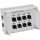 AUDIOPRESSBOX APB-008 SB-EX SPLITTER EXPANDER Passive, stagebox, 1x drive in, 8x mic/line out