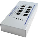 AUDIOPRESSBOX APB-112 OW-D-USB PRESS SPLITTER Active, wallmount, Dante in, 12x mic/line out, USB-C