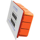 AUDIOPRESSBOX APB-112 IW-D-USB PRESS SPLITTER Active, in-wall, Dante in, USB-C out, 12x mic/line