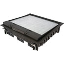 AUDIOPRESSBOX APB-008 FB-EX SPLITTER EXPANDER Floorbox 2x drive in, 2x 4x mic/line out, white