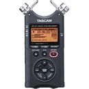 TASCAM DR-40 PORTABLE RECORDER 4-Channel WAV/MP3, SD/SDHC, mic/line in, stereo cardioid mic