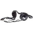 LISTEN TECHNOLOGIES LA-403 HEADPHONES Dual ear, behind-the-head, 3.5mm TRS jack, dark grey