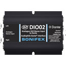 SONIFEX AVN-DIO02 AUDIO INTERFACE Dante, PoE powered, stereo analogue XLR to Dante