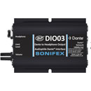 SONIFEX AVN-DIO03 AUDIO INTERFACE Dante, PoE powered, Dante to 6.3/3.5mm jack headphone