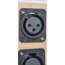 NEUTRIK NC3FDM3LBAG-1-D XLR Female panel
