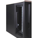 LANDE ES4207117/B-L ACOUSTIC RACK CABINET 17U, 750 wide, 1130 deep, black with maple panels