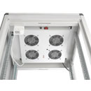 LANDE DYNAMIC SERIES RACK CABINET 600x600mm (WxD), black, 22U, assembled