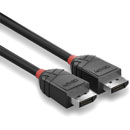 LINDY BLACK LINE DisplayPort 1.2 cable, 1m