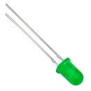 Kingbright Round Series Green LED ,40 mcd 60 ° 5 mm Through Hole