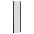 LANDE ES46202642/B-L FRONT GLASS DOOR For ES462 rack, 42U, 600w, black
