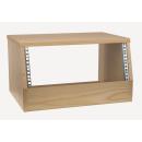 CANFORD DESKTOP SURFACE Pod 4U, angled front face, 380mm deep, Ash