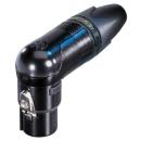 NEUTRIK NC10FRX-14-B CONNECTOR 8+2-pole, female, cable type, right angled, black