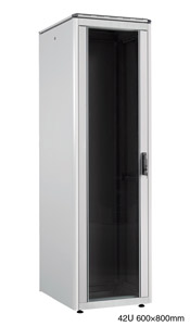 LANDE ES3626842/G-L RACK CABINET 42U, 600w, 800d, grey, flat-packed