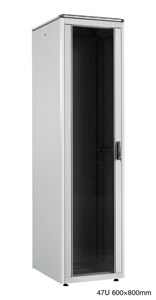 LANDE ES3626847/G-L RACK CABINET 47U, 600w, 800d, grey, assembled