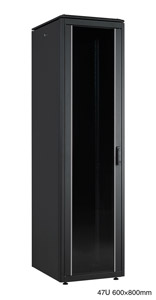 LANDE ES3626847/B-L RACK CABINET 47U, 600w, 800d, black, assembled