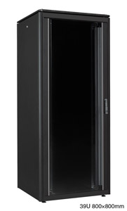 LANDE ES3628839/B-L RACK CABINET 39U, 800w, 800d, black, flat-packed