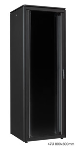 LANDE ES3628847/B-L RACK CABINET 47U, 800w, 800d, black, flat-packed
