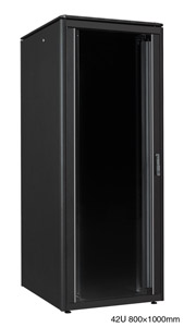 LANDE ES3628142/B-L RACK CABINET 42U, 800w, 1000d, black, assembled