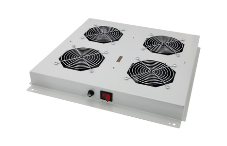 LANDE ROOF FAN TRAY 4 fans, on/off switched, for ES362, ES462 rack, grey