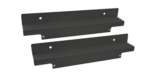 LANDE FLOOR FIXING KIT, front and rear, for ES362, ES462 rack, 600 wide, black