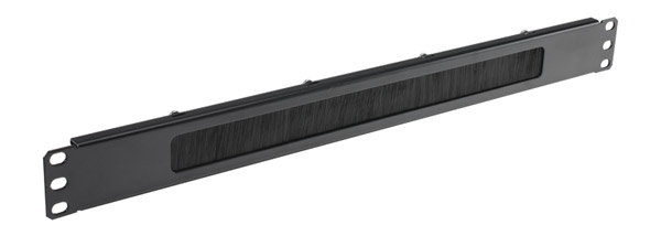 CANFORD RACK CABLE ACCESS PANEL Brush strip, 1U, black