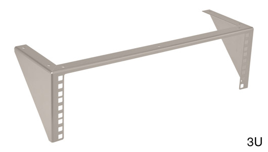CANFORD V-FRAME WALL RACK BRACKET, 4U, grey