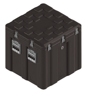 AMAZON AC6060-5307 CASE Internal dimensions 540x540x560mm, 4 handles, black