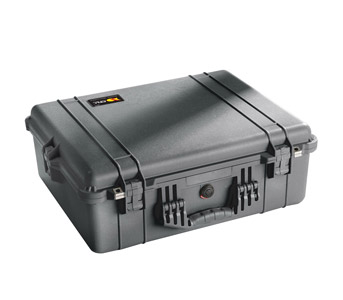 PELI 1600 PROTECTOR CASE Internal dimensions 546x420x202mm, with foam, black