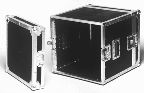 CANFORD FLIGHT CASE 17U rack, black