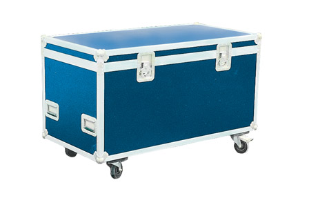 CANFORD ROAD TRUNK With lift-out tray, blue