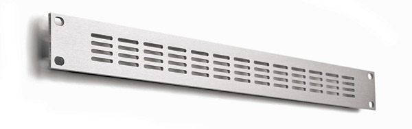 CANFORD RACKVENT Rack ventilation panel 1U, aluminium, slotted, silver anodised