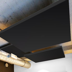 ARTNOVION AURA CLOUD SP Square, single-point fixing, raw black PET