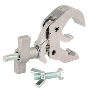 DOUGHTY T58305 TRIGGER CLAMP Slimline, with M10 x 35 bolt and wingnut, silver