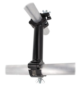 DOUGHTY T57376 COUPLER Pipe to pipe, 90-degree, 1000mm centres, black