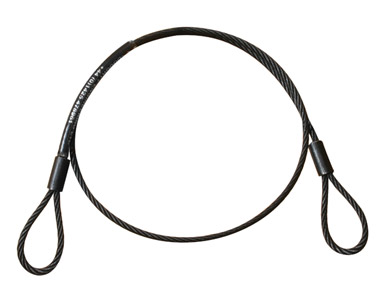 DOUGHTY T2860001 SAFETY BOND 6mm diameter, 1000mm, 400kg SWL, black