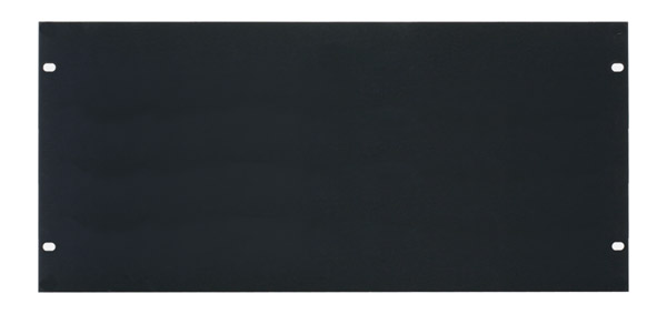 CANFORD RACK PANEL BLANK, FULL WIDTH 5U Flat aluminium, black anodised